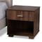 Baxton Studio Maren Beige Queen Size Platform Bed with Two Nightstands 157-9695 - alternate 10